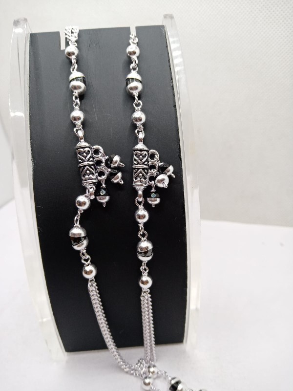 Pure silver 75% bridal payal p = 68